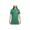 T Shirts Men's Green Crew Neck Moderate Straight Fit FV3773-365