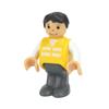 Tutti i Tipi di Personaggi Bambolotti Uomini Piccoli Accessori Ferrovia in Legno Famiglia Lavoratore Polizia Medico Figure Adatto Per Biro Giocattoli in Legno