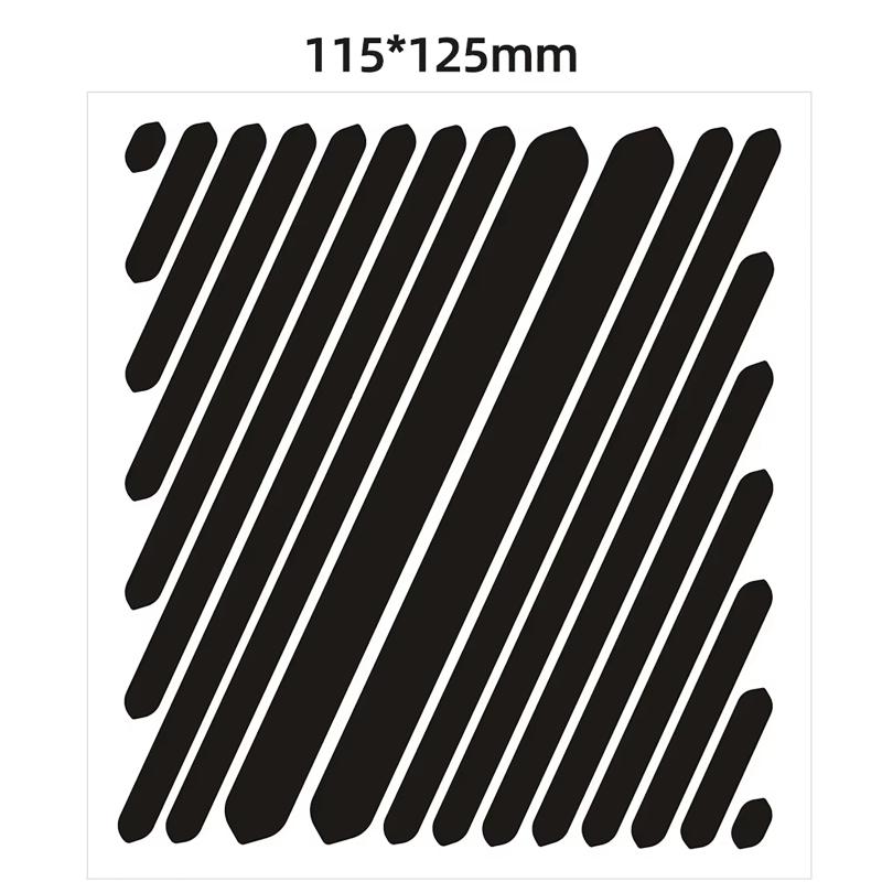 Invisible Black Reflective Helmet Tape Arrow Pattern Scratch Resistant Durable Reflective Film Stickers for Motorcycle Outdoor Riding