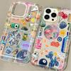 Phone Case For IPhone 16 15 14 13 12 11 Pro Max Plus 7 8 Plus 2020 Shockproof Silicone Cover Summer Disco Cocktail Fruit Case