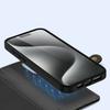 Etui Skórzane Dux Ducis Lawa Na Iphone 15 Pro - Czarne