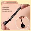 Heavy-Duty Black Disposable Plastic Spoons