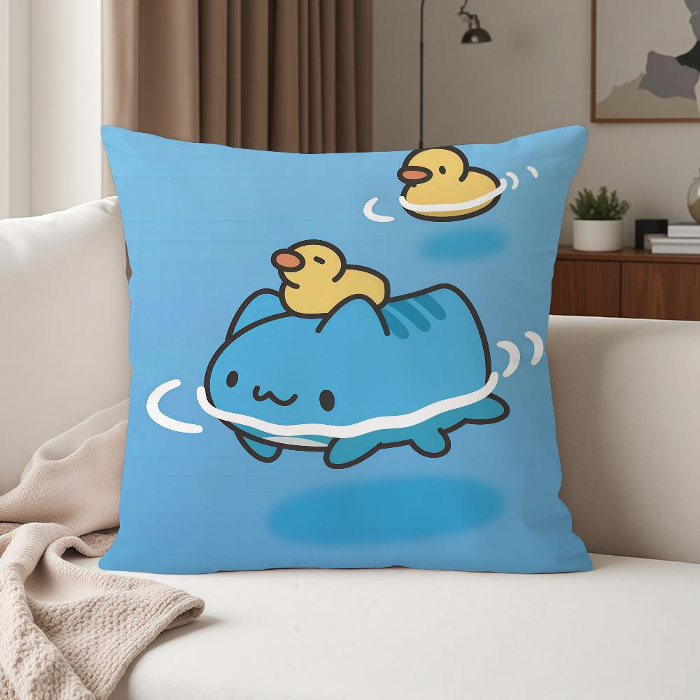 Cute BBugcatCapoo Cartoon Pillow Case Suitable For Bedrooms Living Rooms Cars Home Decoration