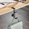 Detachable Schoolbag & Headphone Holder for Desk