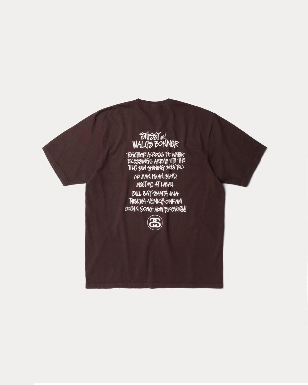 Stussy Wales Bonner Ocean Song Tee Brown XL