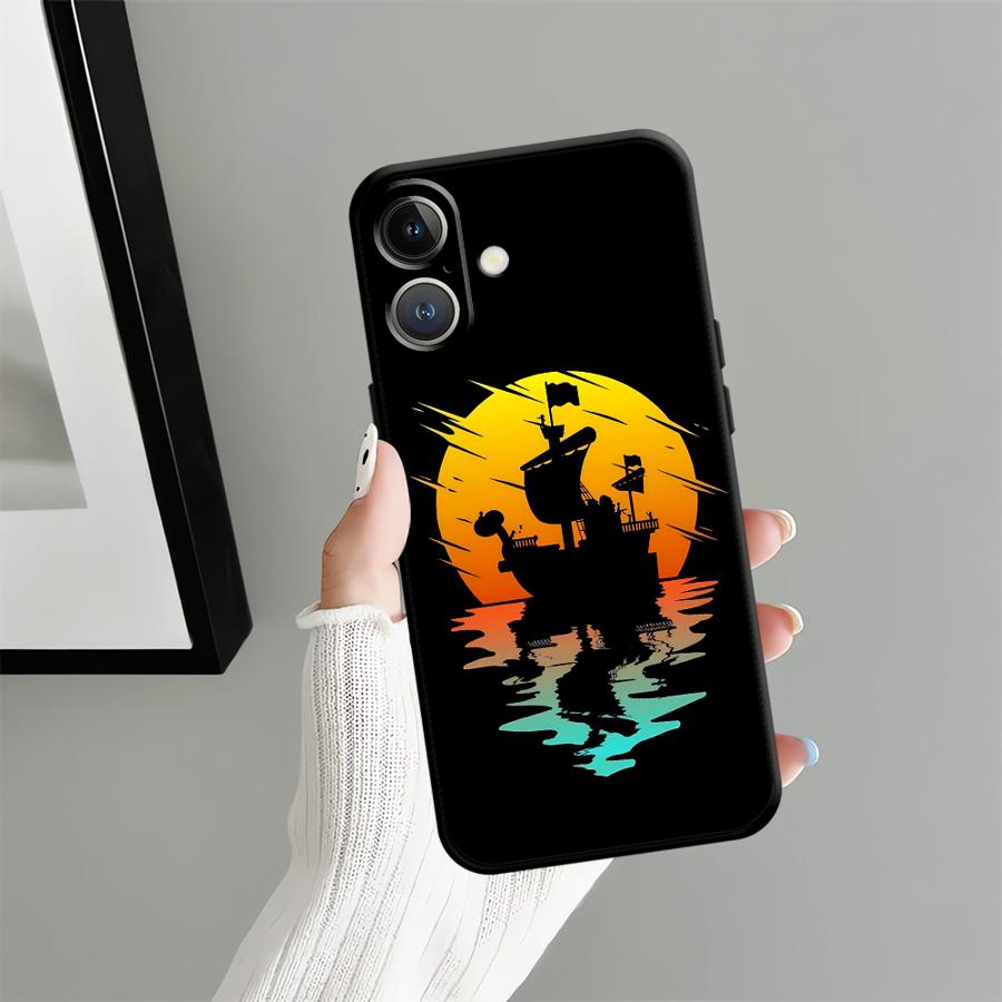 Luffy Zoro Cartoon Hülle für iPhone 12 SE 17Air 7 8 13 Mini X XS XR 15 Plus 17 16 Pro Max 11 14 Funda Handyhülle