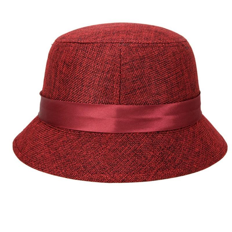 Spring and Summer New Linen Sunshade Hat Ladies Sunscreen Princess Large Flower Pot Cap