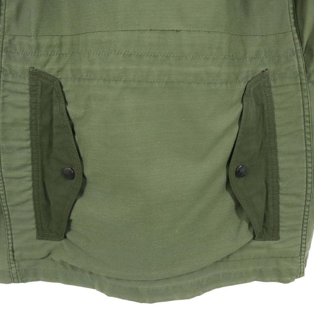 Needles Rebuild Militærkåpe S khaki laget i Japan Herre Brukt