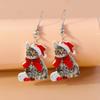 Cute Christmas Cat Drop Earrings for Women Girls Cartoon Animal Earrings Party Holiday Jewelry Gifts