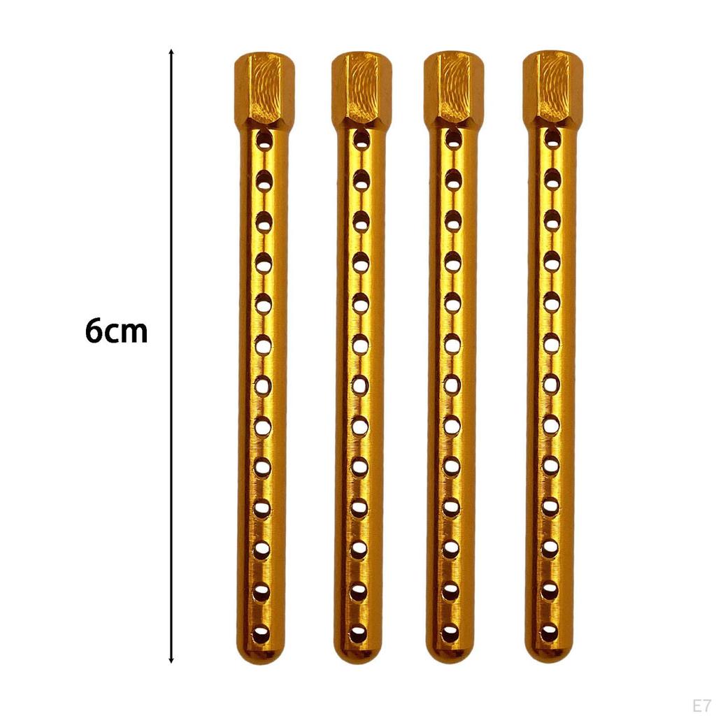 Aluminum RC Car Body Post Mounts for 1:10 Scale Vehicles