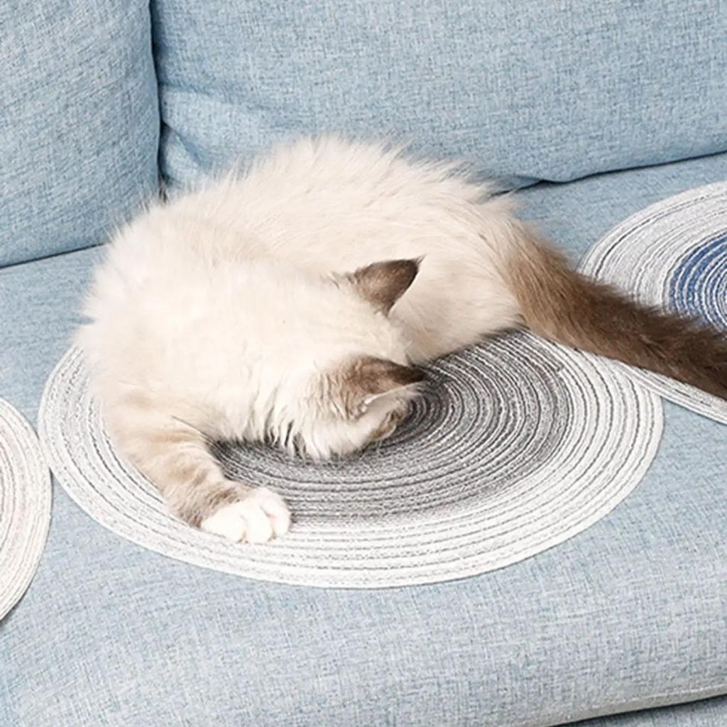 1pc-Round Cat Scratcher Pad Cats Scratching Board Grinding Claws Pet Furniture Supplies