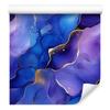 Ink Blue and Purple Wallpaper, Blue Background for Living Room and Bedroom 50x1000
