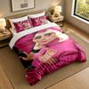3Pcs Bedding SetLady Gaga Soft Bed Sheet and Two Pillowcases Home Bedroom Decor