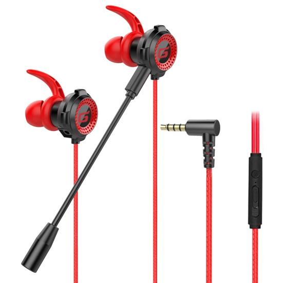 G11-A Universal Wired In-Ear Gaming Earphones with Microphone for Phones/PC
