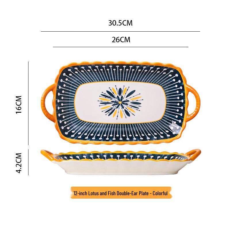 Jingbaodi Colorful Ceramic Tableware Set