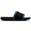 MLB x Nike OffCourt Slide Miami Marlins Men Sneakers Black Neptune-Blue Chile-Red DH6984-001