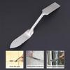 1/2Pcs Stainless Steel Double-headed Mud Plastering Trowel Wall Brick Tile Grout Knife Tools For Seam Repair & Cleaning