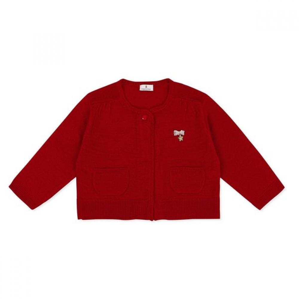 Organicmom Holiday Red Long Cardigan Mkftga01 90