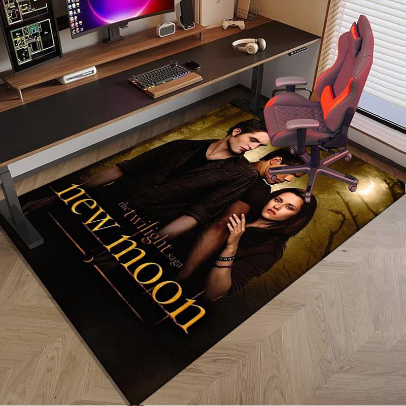 Eclipse Twilight vampire Carpet, Chair Rug,Rug for Office Bedroom living rooms, Doormat decor Fan Gift Christmas Gift