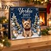 Twelve Month Date Grid Yorkshire Terriers 2027 Wall Calendar, Dog Theme 12 Calendar with Thick Paper Planner Cute Yorkie Photos, Spiral Binding