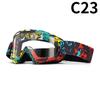 Motorcycle Goggles Water Transfer Off-road Outdoor Riding Sports Glasses Ski Goggles Windproof Glasses