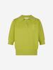 LORDLOAR Signature Collar Knit Green