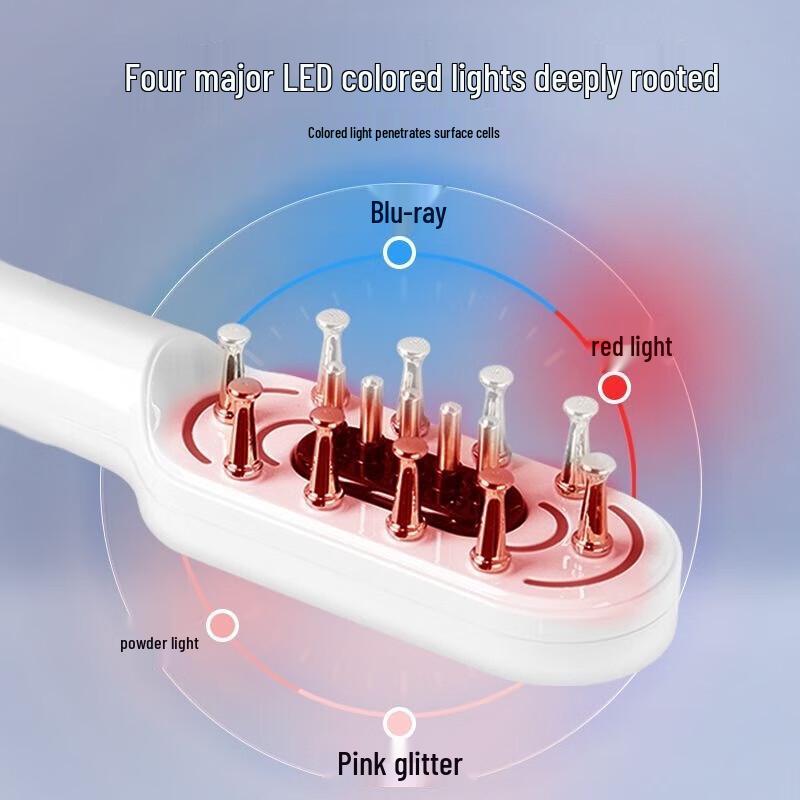 K·SKIN Red Light Microcurrent Scalp Massager & Essence Applicator
