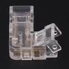 8pcs 5mm LED Strip Light Connectors 2 Pin L Shaped Connectors  Right Angle Connection