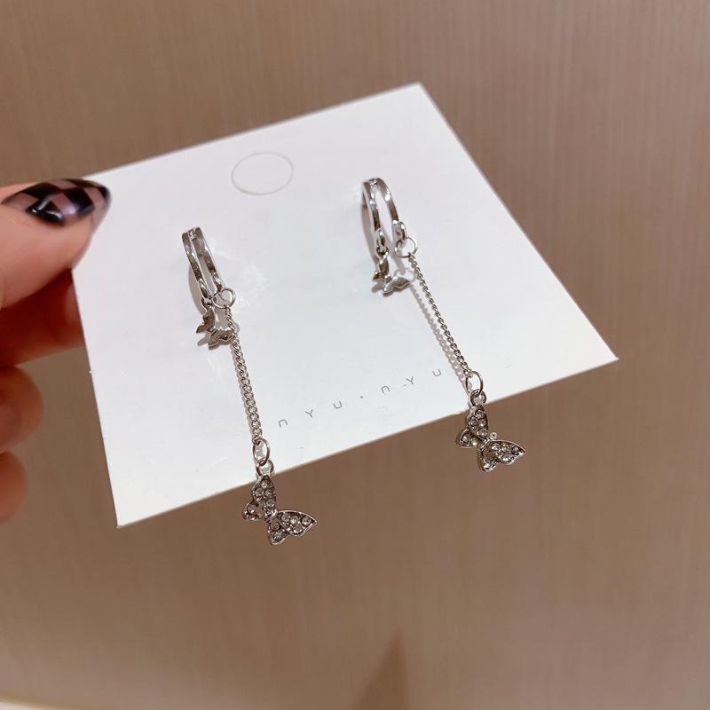 

Новый модный дизайн, персонализированные геометрические серьги с кисточками-бабочками для женщин