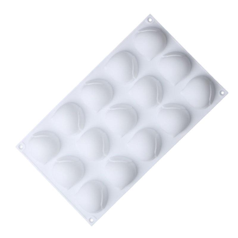 1PCS 15 Cavity Hazelnut Silicone Mold 3D Chestnut Mousse Mold Acorn Chocolate Mold Bakeware Mold Cake Decorating Tools