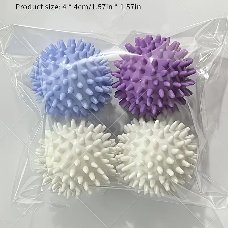 Set of 4 Reusable Laundry Balls- Removes Hair, Softens Clothes, Prevents Tangling, Reduces Wrinkles, No Electricity Needed.