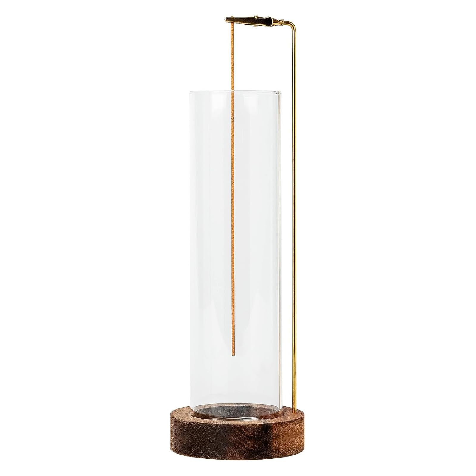 

VVMONE Подставка для благовоний с держателем для благовоний и съемным стеклянным пеплоуловителем, пеплозащитная