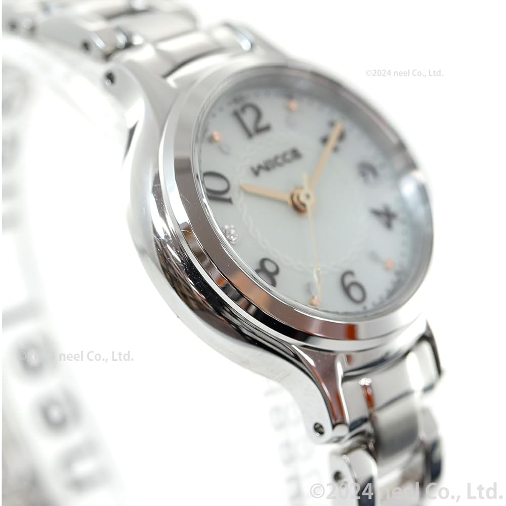 Citizen Wicca Solar Tech Radio-Controlled Watch KS1-911-71 Silver Women's Timepiece