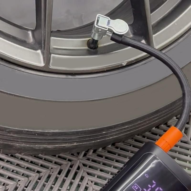 Starke Silikon-Luftspannfutter-Ventile Adapter Schnellanschluss an Reifen Daumendruck Luftdüse Für effizientes Aufpumpwerkzeug