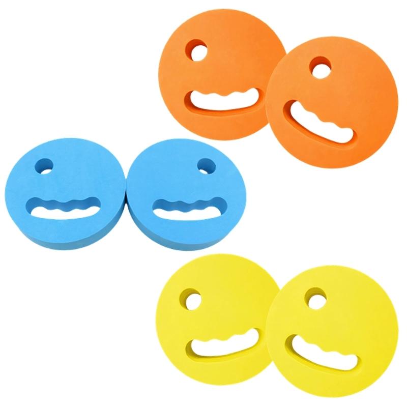 Swimming Hand Paddles Round Foams Resistance Discs For Water Aerobics Pool Exercise Adult Beginner Training Gear