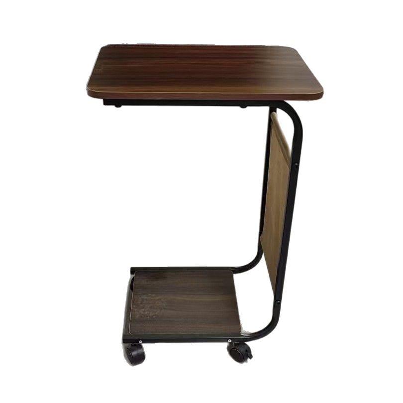 Masă laterală mobilă minimalistă modernă cu roți pentru dormitor sau living