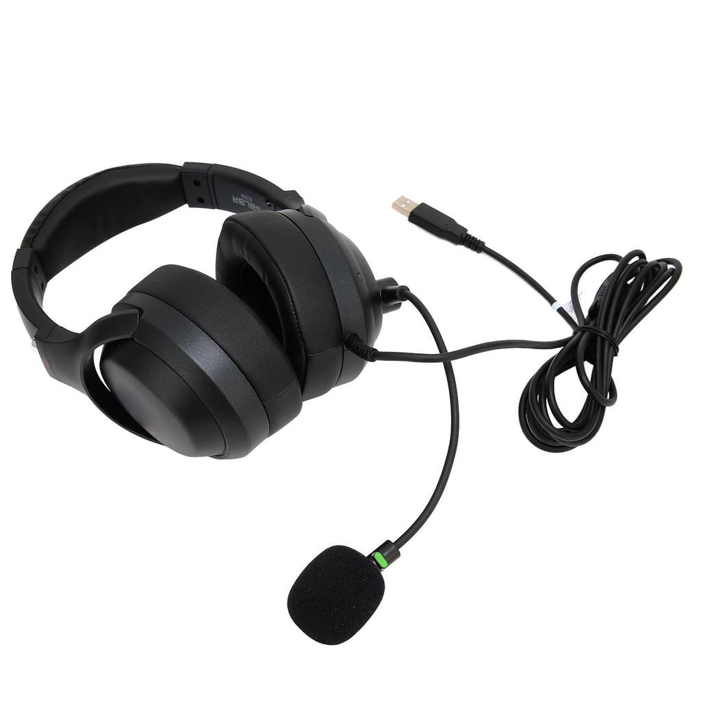Test Headset Head Mounted USB ENC Noise Reduction Student Exam Earphones with Integrated Sound Card