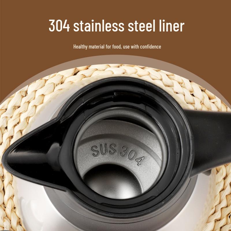304 Stainless Steel Large Capacity Thermal Flask for Home and Office - Long-lasting Heat Retention
