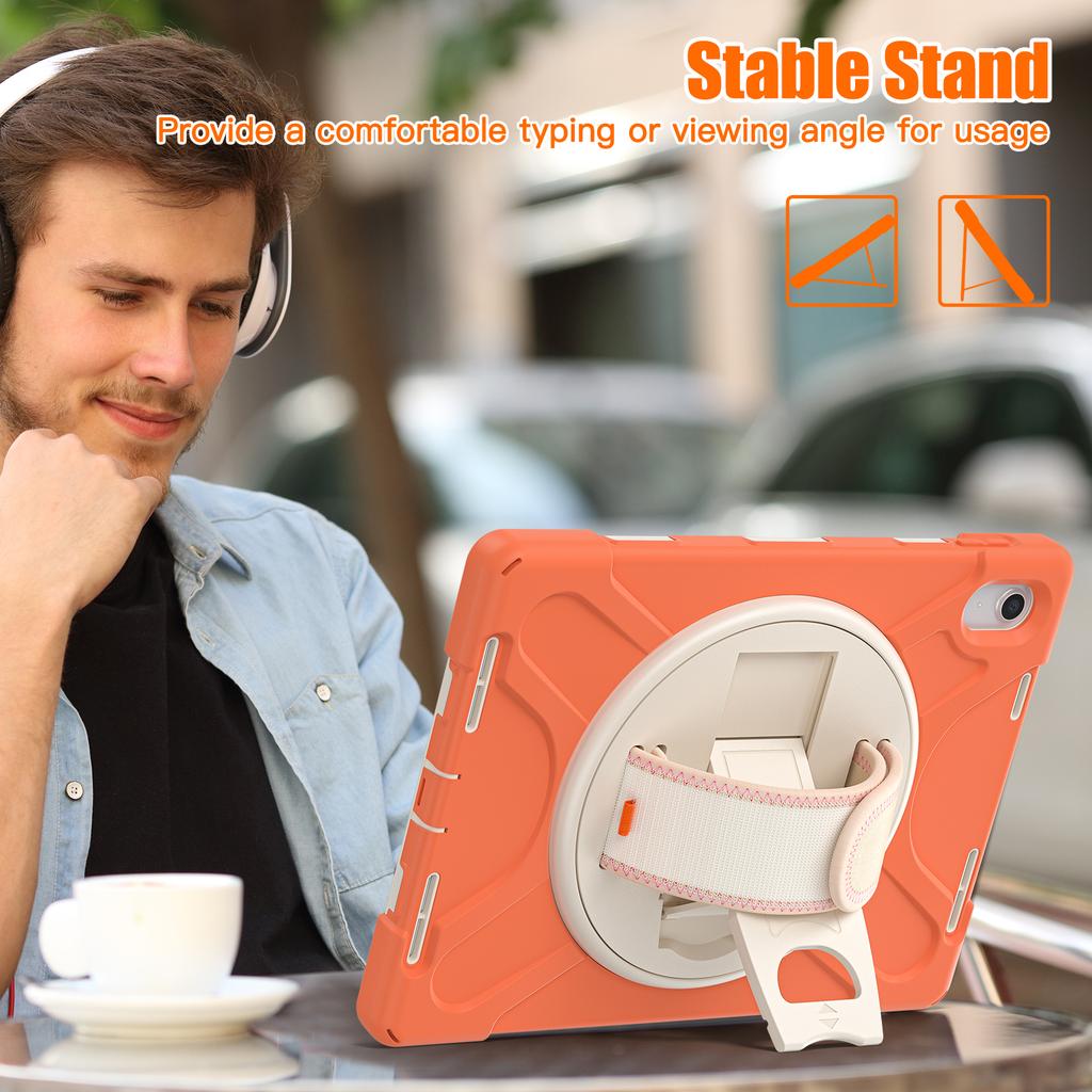 360 Rotating Stand Case Universal for IPad 2025 A16 11th 10.9 2022 10th Gen. A3354 A3355 A3356 A2757 A2777 A2696 Hybrid Cover