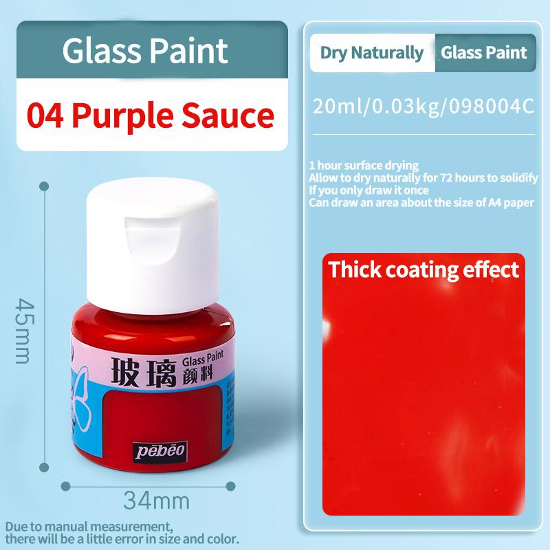 Waterproof Glass Paint 20/25ml Sun-Resistant Acrylic Paints For Artist Drawing Painting Pigment Hand Painted Glass Paint DIY