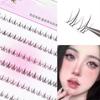 Press on Self Adhesive Cluster Lashes No Need Glue Individual Eyelash  Women's Beauty