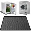 50x50CM Fridge Silicone Mat Non-Slip Drip Pan Raised Edges Anti Scratch Floor Protector For Refrigerator Washing Machine