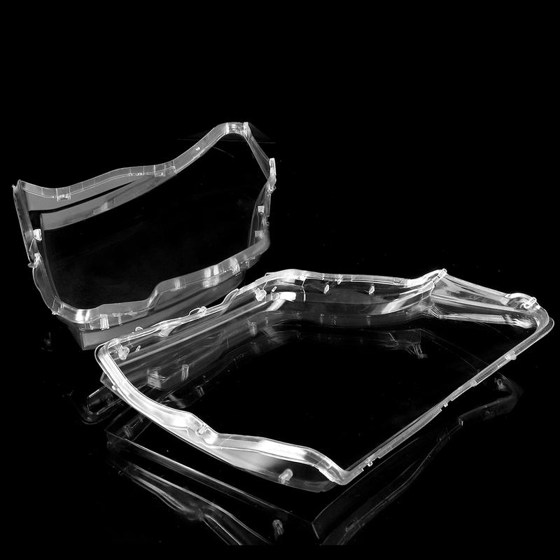 Left/Right Front Headlamp Lens Cover For Mitsubishi Pajero V87 V93 V97 2007-2018 Transparent Lampshade Clear Headlight Cover