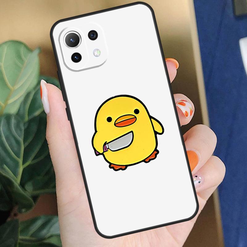 Cartoon Duck Knife Case For Xiaomi 17 Pro Max 14 15 Ultra 13T 14T 15T Pro POCO F8 F7 F5 F6 X5 X6 X7 Pro Coque