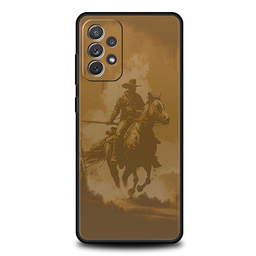 Phone Case for Samsung Galaxy A13 A15 A17 A07 A21S A22 A23 A25 A31 A73 A32 A52 A52S A41 5G Soft TPU Shell Cowboy Fundas Capa Bag