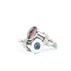 LED metal indicator light signal hole 10MM highlight work waterproof power supply lamp 12V24V220V modification