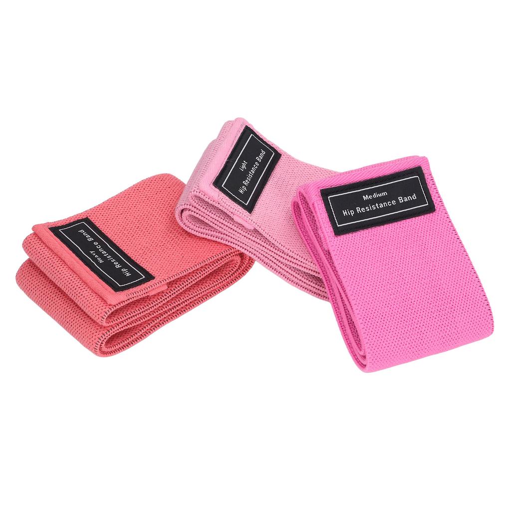 3PCS Resistance Bands Elastic High Pulling Force Exercise Workout Band for Legs Butt for Squat Hip