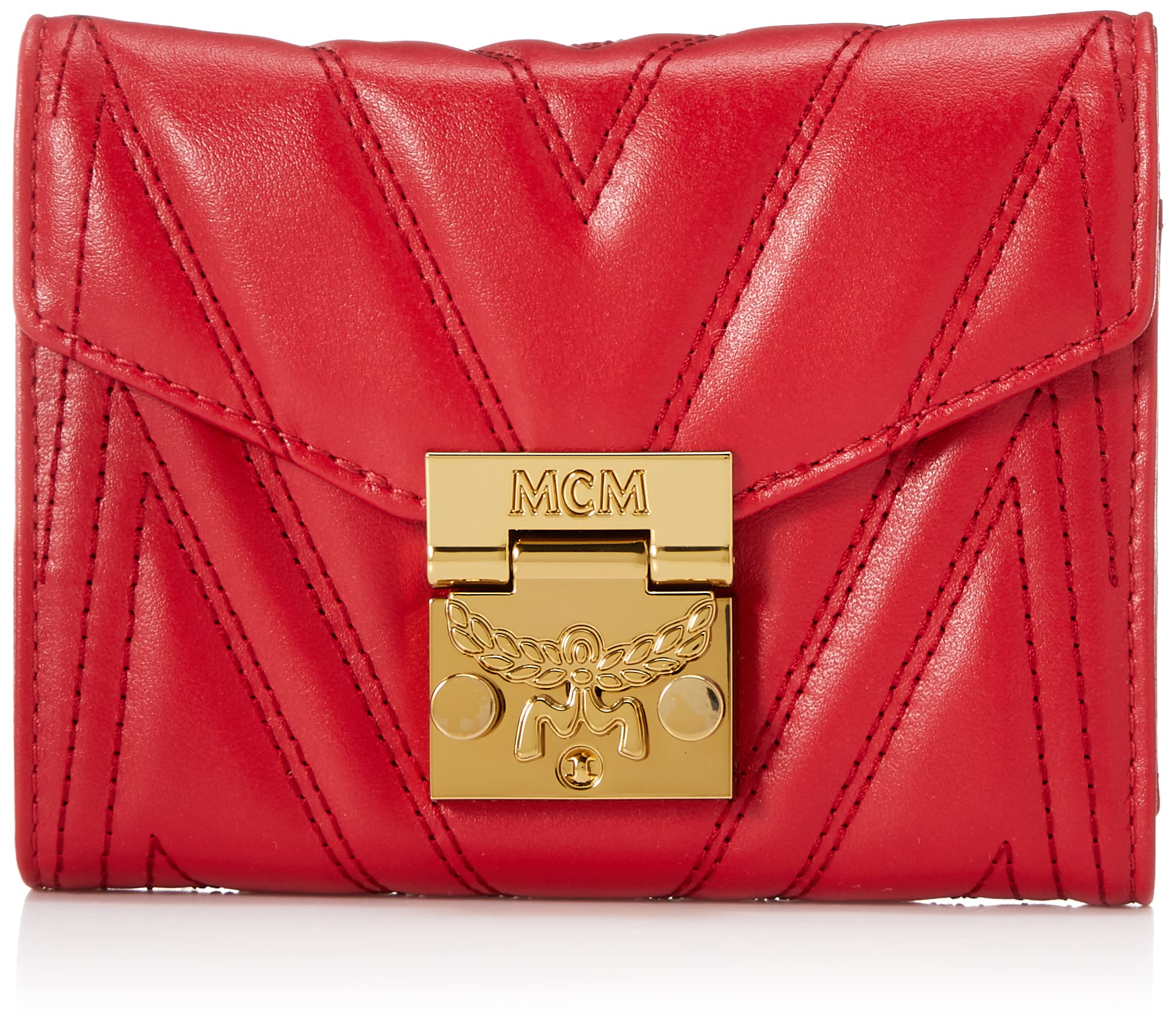 

Trifold Wallet MYS9APA83 RUBYRED [MCM] Women s [Item]