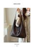 High-End Simple Retro Woven One-Shoulder Tote Bag - Stylish and Trendy Mother-Child Design