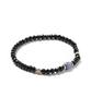 Black Blue Candy Point Bracelet (PLT-BR-054_BK)